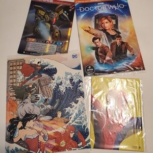 4 piece comics bundle. Dr. Who, Transformers, Spid